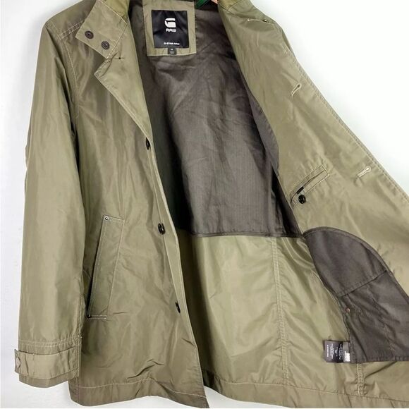 Like new G-Star Raw Utility HB Tape Trench in Combat Green size medium - Picture 8 of 13